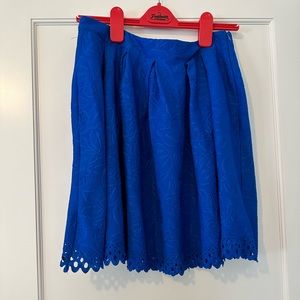 Blue skater skirt